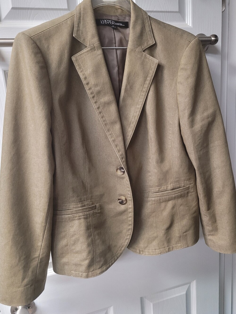 Kasper Women's Olive Green Tailored Blazer
